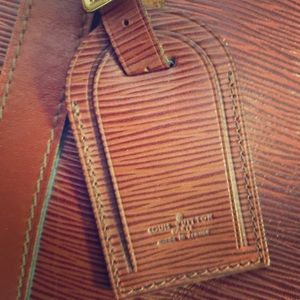 Louis Vuitton Vintage Orange Keepall 60 EpiLeather